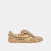 Dolce Vita SHOES | Merit Velcro Taupe Multi Leather Sneakers