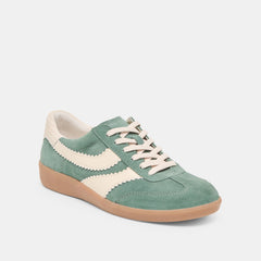 Dolce Vita SHOES | Merit Dk Green Suede Sneakers