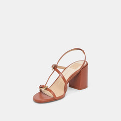 Dolce Vita SHOES | Faye Cognac Leather Heels