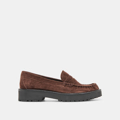 Dolce Vita SHOES | Merek Dk Brown Suede Loafers