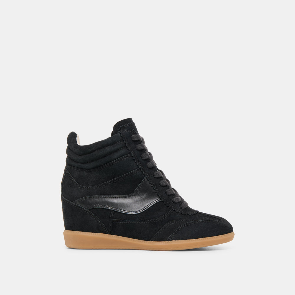 Dolce Vita SHOES | Issac Onyx Suede Sneakers
