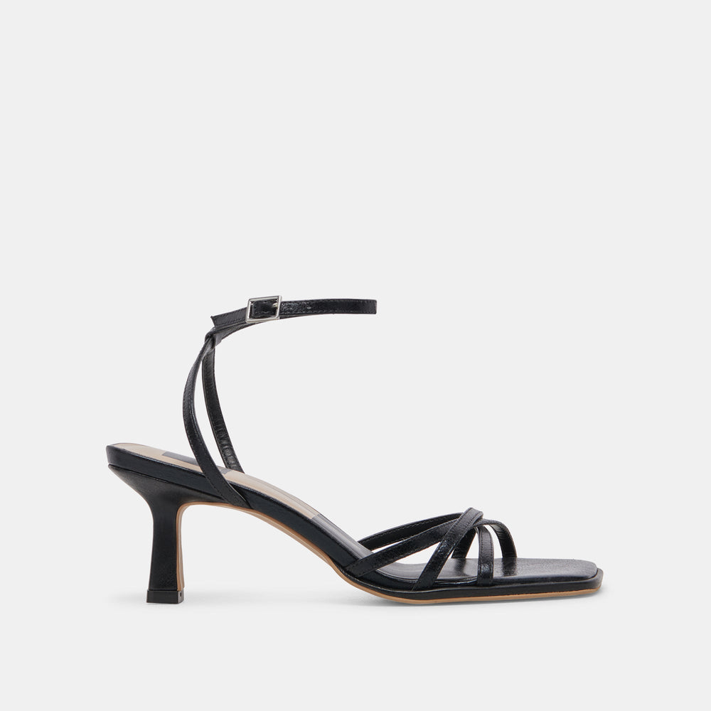 Dolce Vita SHOES | Manji Wide Midnight Patent Leather Heels