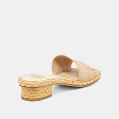 Dolce Vita SHOES | Dixi Wide Camel Suede Sandals
