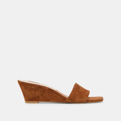 Dolce Vita SHOES | Qaily Wide Brown Suede Wedges