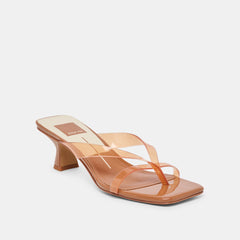 Dolce Vita SHOES | Brevel Vinyl Wide Whiskey Jelly Heels