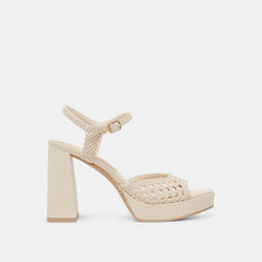 Dolce Vita SHOES | PEYTEN WIDE HEELS CREME WOVEN STELLA
– Dolce Vita