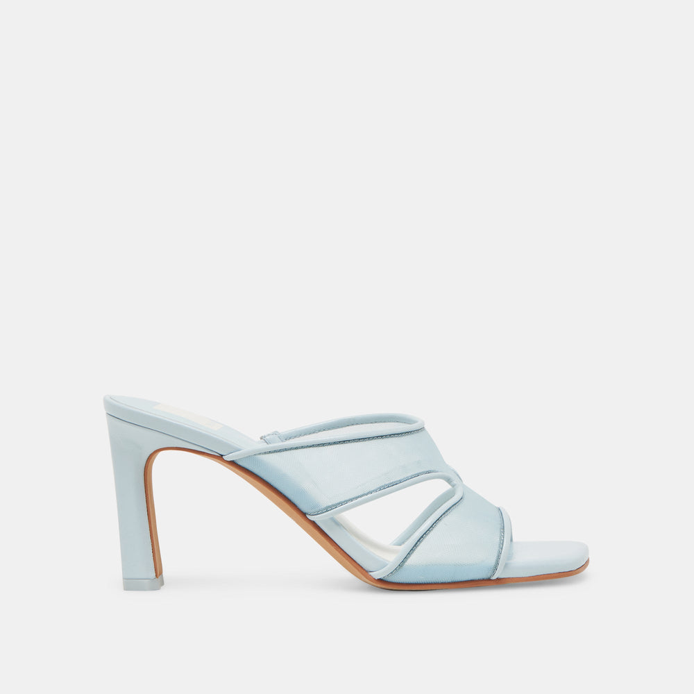Dolce Vita SHOES | Gitel Wide Ice Blue Mesh Heels