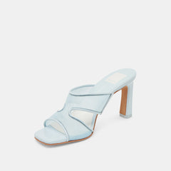 Dolce Vita SHOES | Gitel Wide Ice Blue Mesh Heels