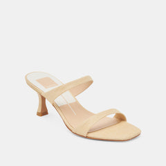 Dolce Vita SHOES | Genora Wide Lt Natural Woven Raffia Heels