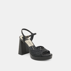 Dolce Vita SHOES | PEYTEN WIDE HEELS BLACK WOVEN STELLA
– Dolce Vita