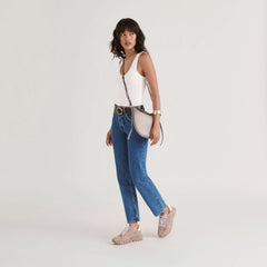 Dolce Vita HANDBAGS | Burano Grey Leather Crossbody