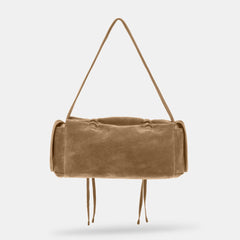 Dolce Vita HANDBAGS | Hudson Olive Suede Shoulder Bag