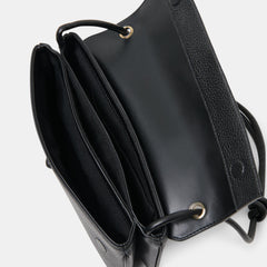 Dolce Vita HANDBAGS | ALICE Black Leather Shoulder Bag