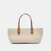 Dolce Vita HANDBAGS | CLARINA Natural Canvas Shoulder Bag