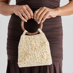 Dolce Vita HANDBAGS | Allegra Natural Sequin Handbag