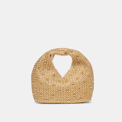 Dolce Vita ACCESSORIES | Dahlia Gold Raffia Handbag