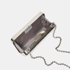 Dolce Vita ACCESSORIES | Delia Silver Metal Clutch