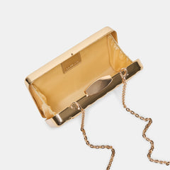 Dolce Vita ACCESSORIES | Delia Gold Metal Clutch