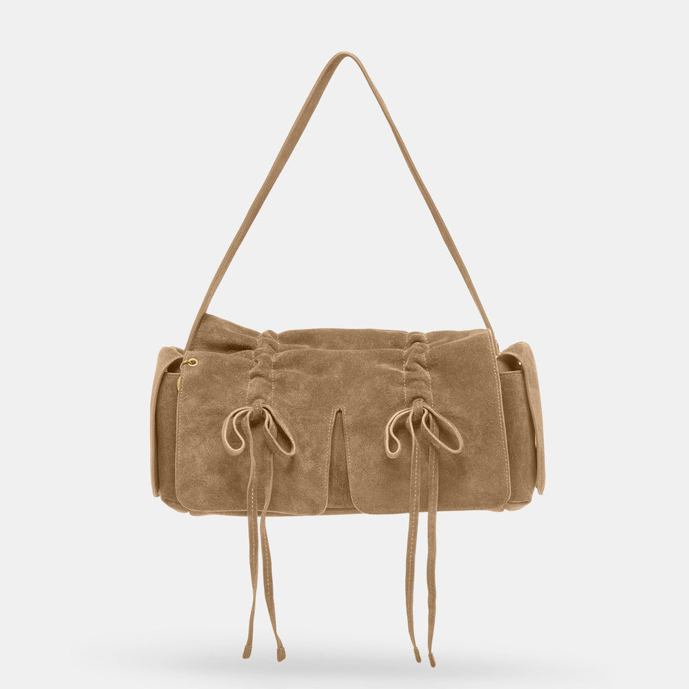 Dolce Vita ACCESSORIES | Hudson Olive Suede Shoulder Bag