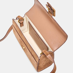Dolce Vita ACCESSORIES | Chris Camel Suede Crossbody