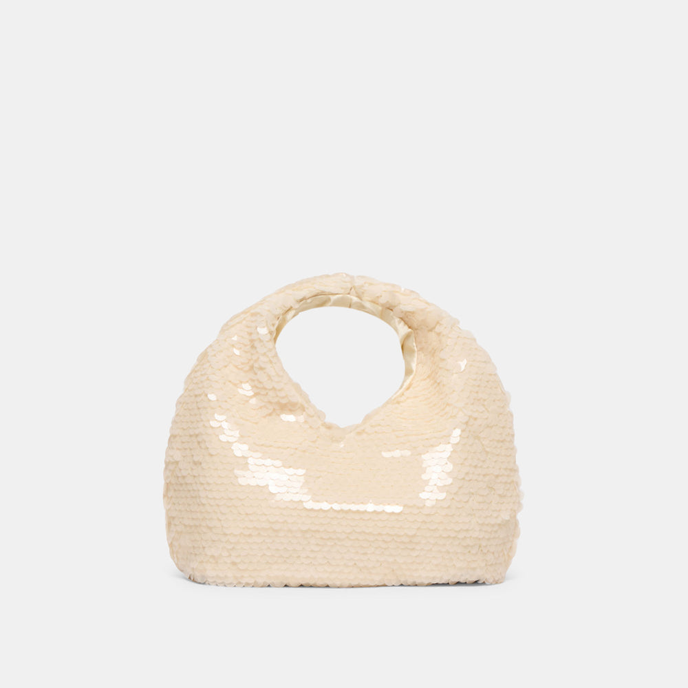 Dolce Vita ACCESSORIES | Dahlia Sequin Ivory Sequin Handbag