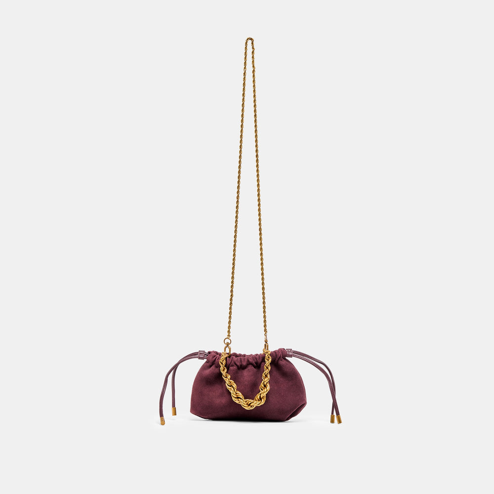 Dolce Vita ACCESSORIES | Cleo Burgundy Suede Crossbody