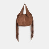 Dolce Vita ACCESSORIES | Nakoma Chocolate Suede Shoulder Bag