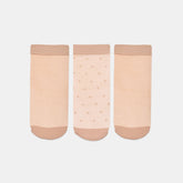 Dolce Vita Sale | 3-Pack Ditsy Dot Blush Sheer Anklet Socks