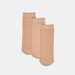 Dolce Vita Sale | 3-Pack Ditsy Dot Blush Sheer Anklet Socks