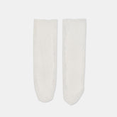 Dolce Vita Sale | Floral Lace White Slouch Socks