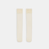 Dolce Vita Sale | Ruffle Ivory Sheer Knee High Socks