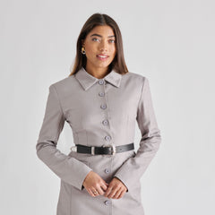 Dolce Vita ACCESSORIES | Vintage Western Black Silver Buckle Belt