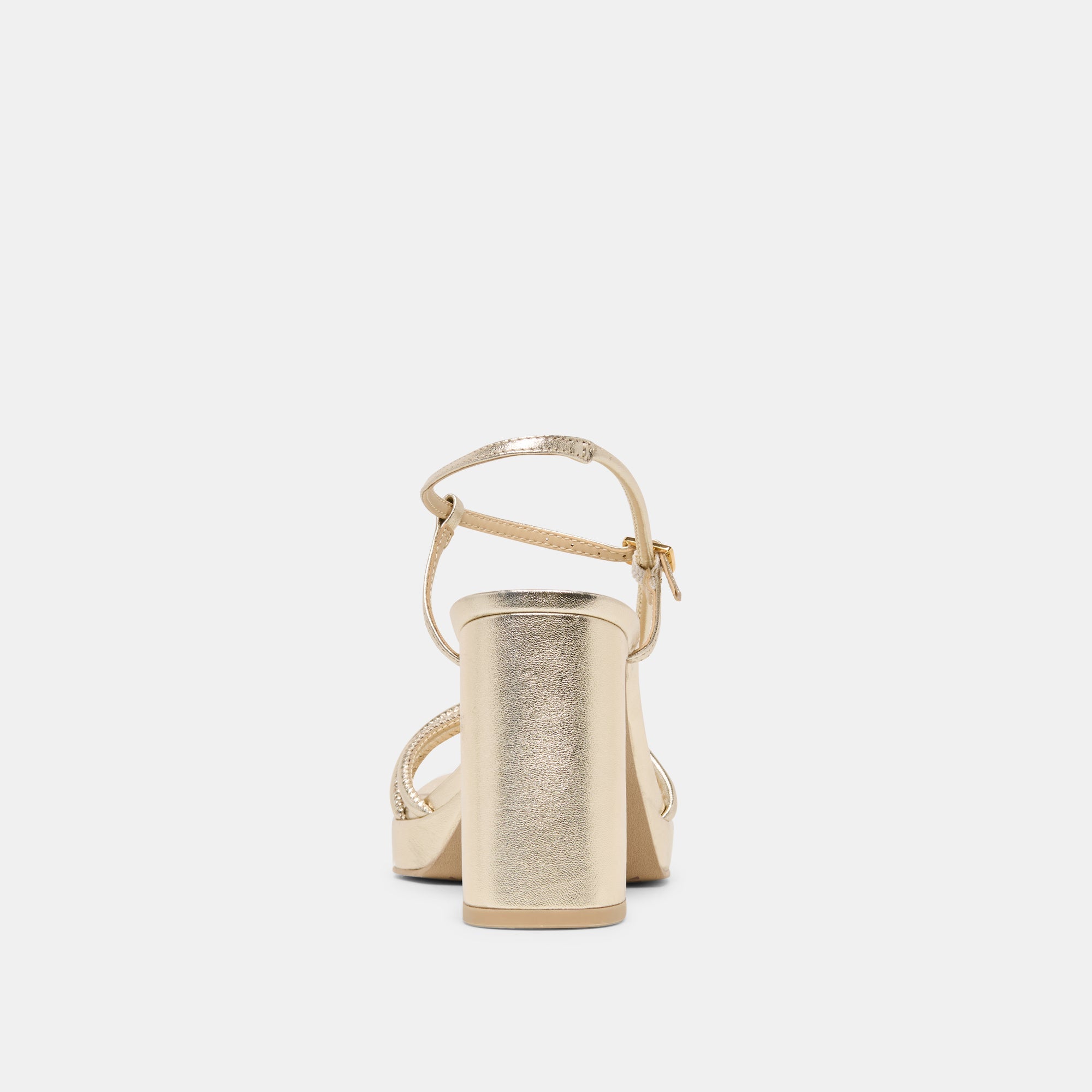 Dolce Vita SHOES | Odete Gold Leather Heels