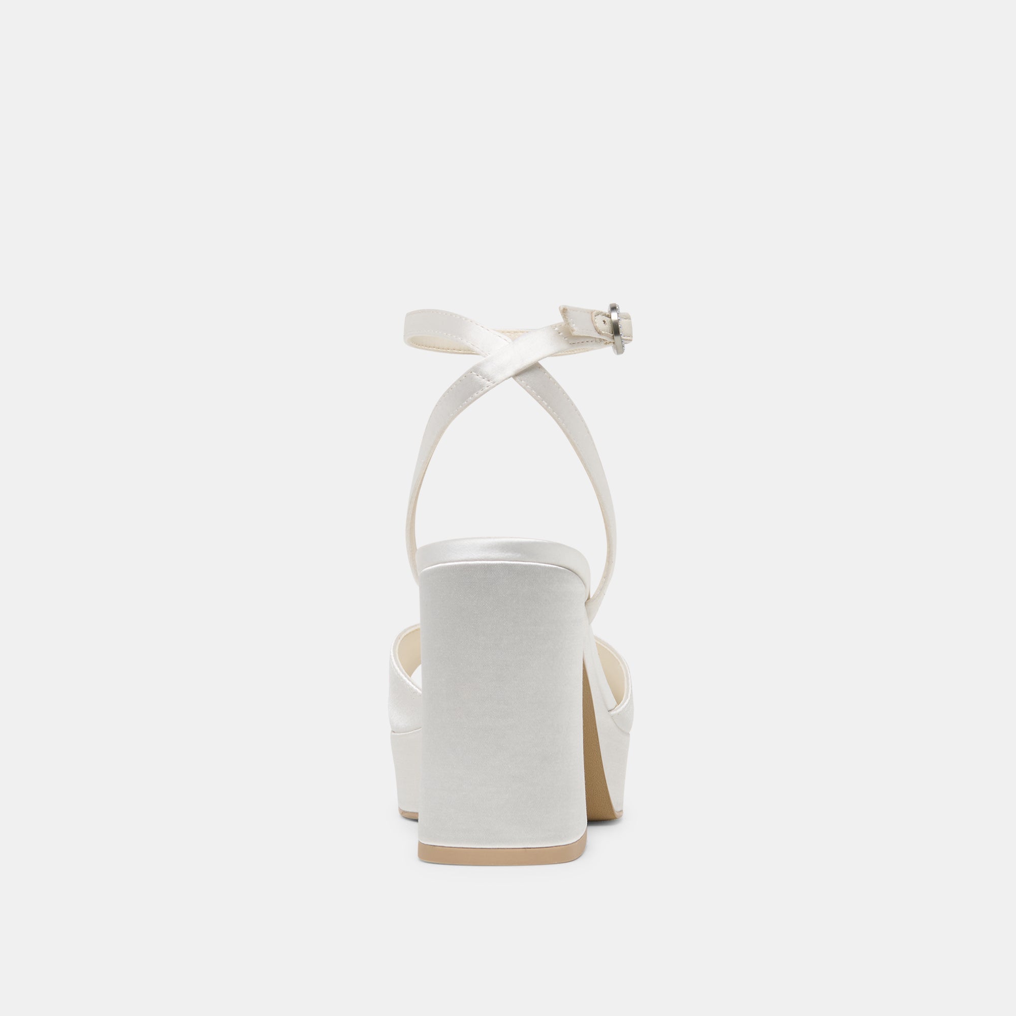 Dolce Vita SHOES | Felica White Satin Heels