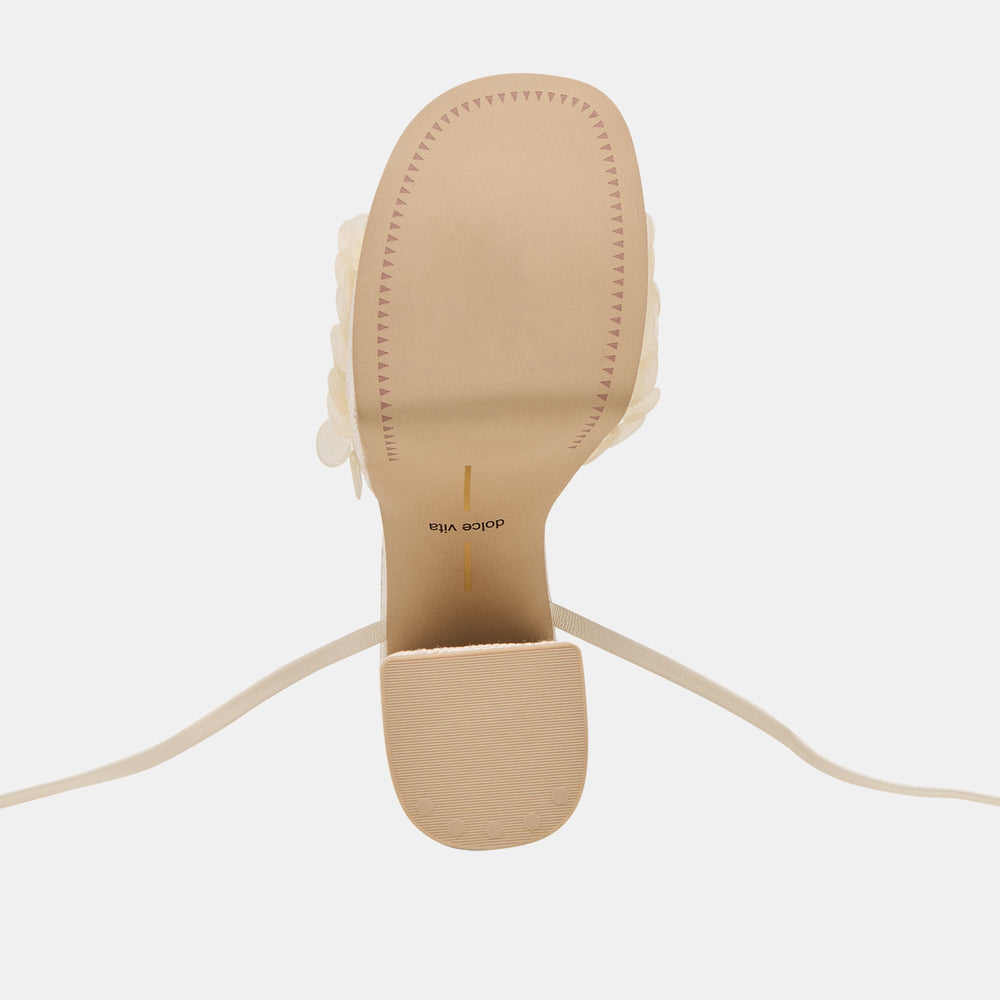 Dolce Vita SHOES | Dorthy Confetti Ivory Leather Heels