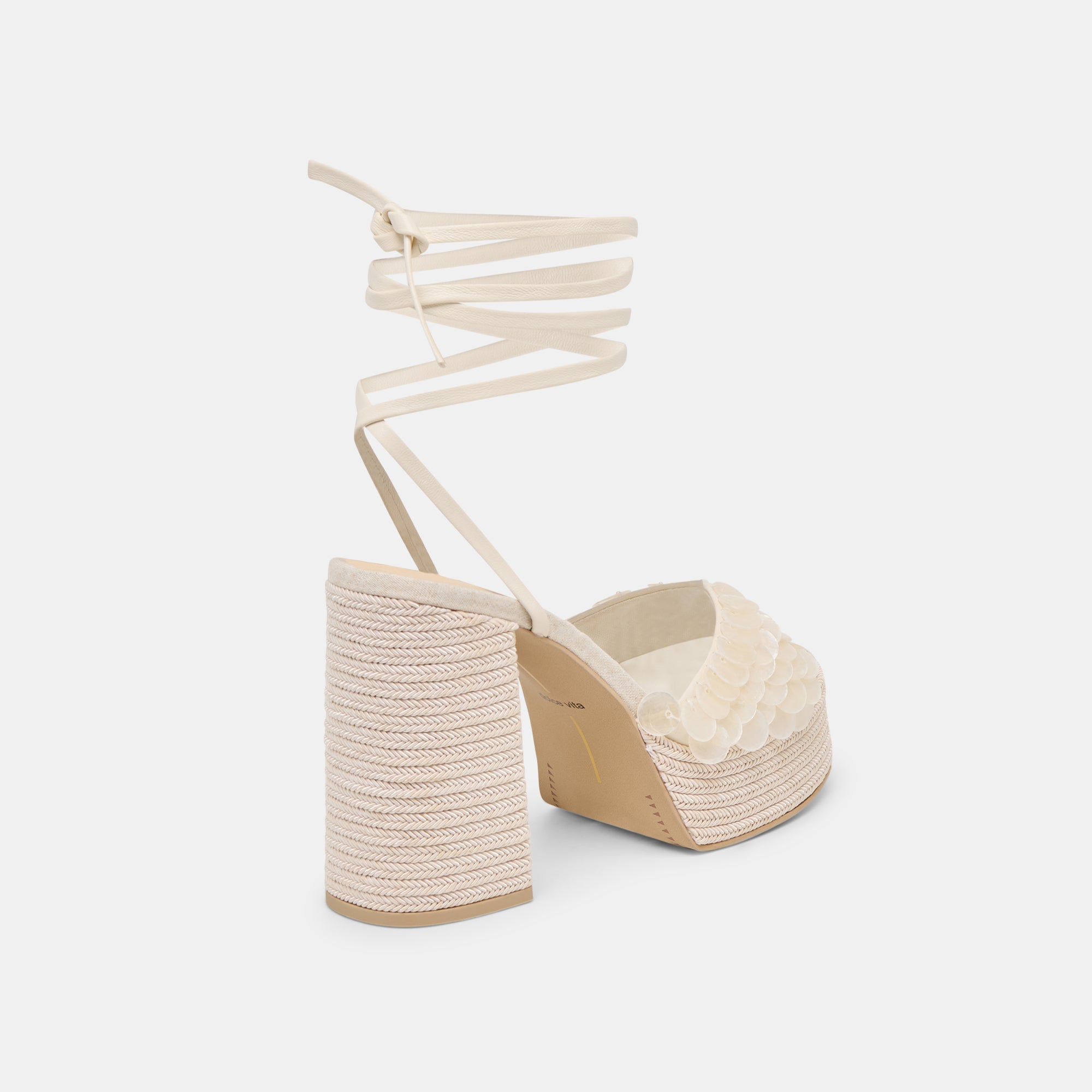 Dolce Vita SHOES | Dorthy Confetti Ivory Leather Heels