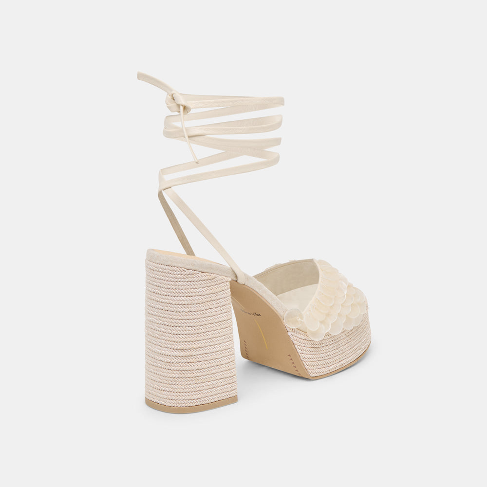 Dolce Vita SHOES | Dorthy Confetti Ivory Leather Heels
