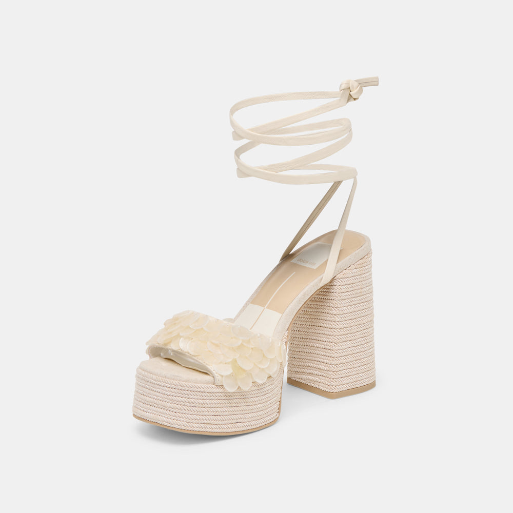 Dolce Vita SHOES | Dorthy Confetti Ivory Leather Heels