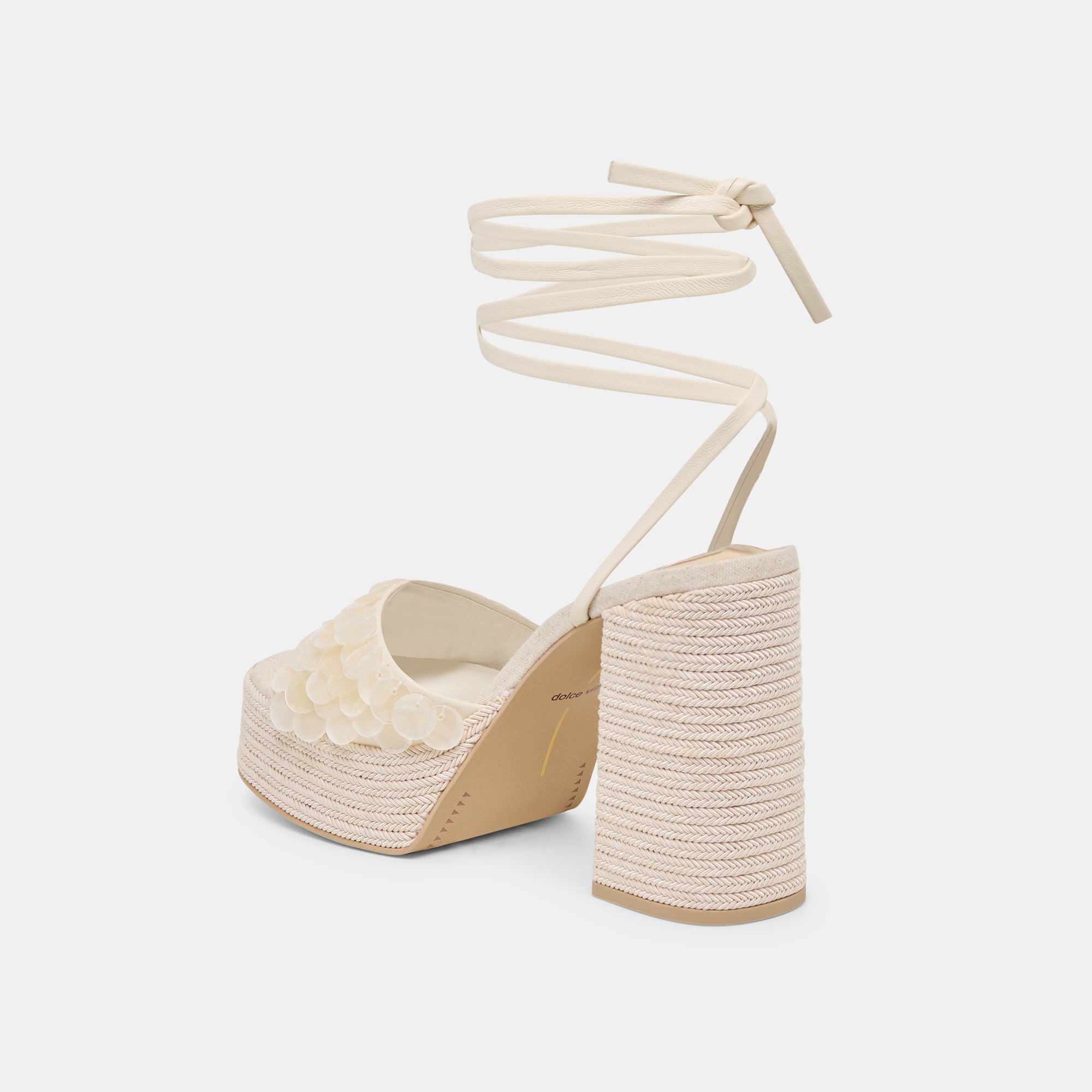 Dolce Vita SHOES | Dorthy Confetti Ivory Leather Heels