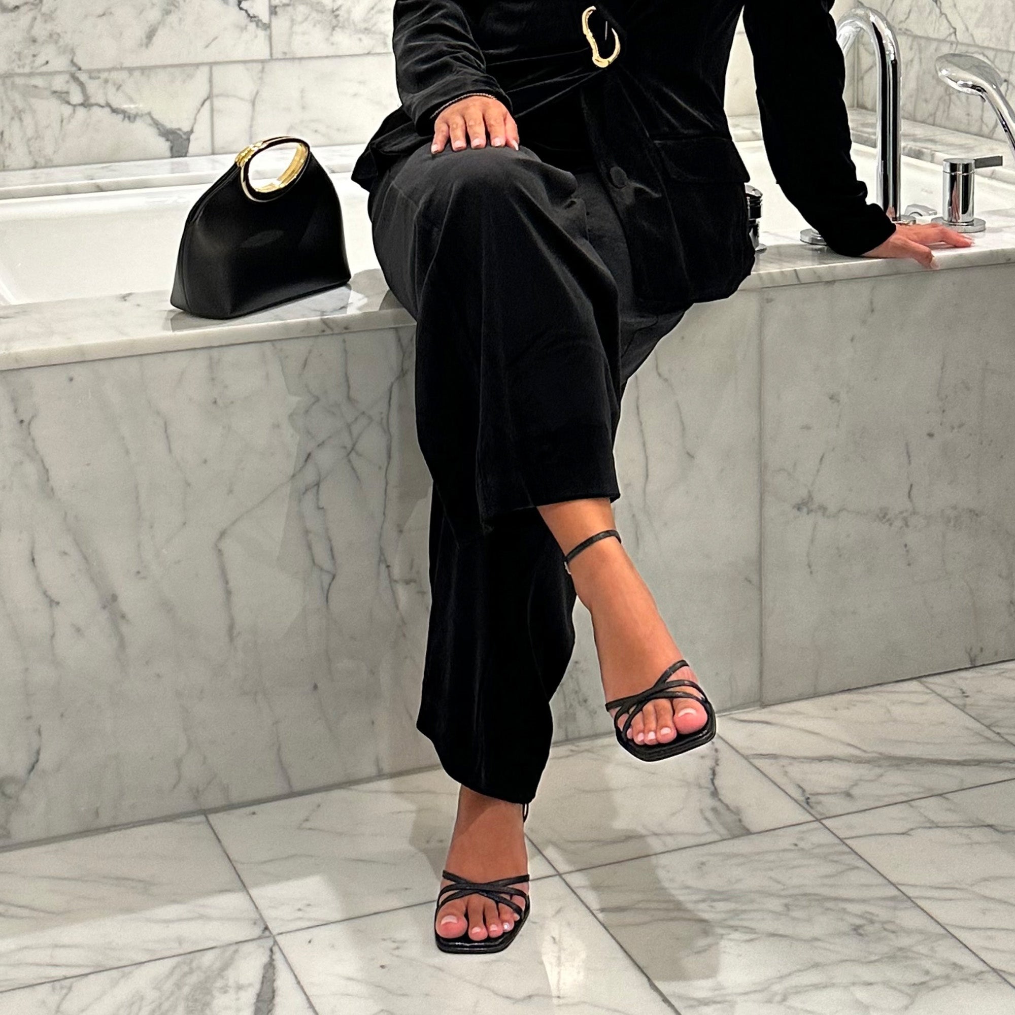 Dolce Vita SHOES | Manji Midnight Patent Leather Heels