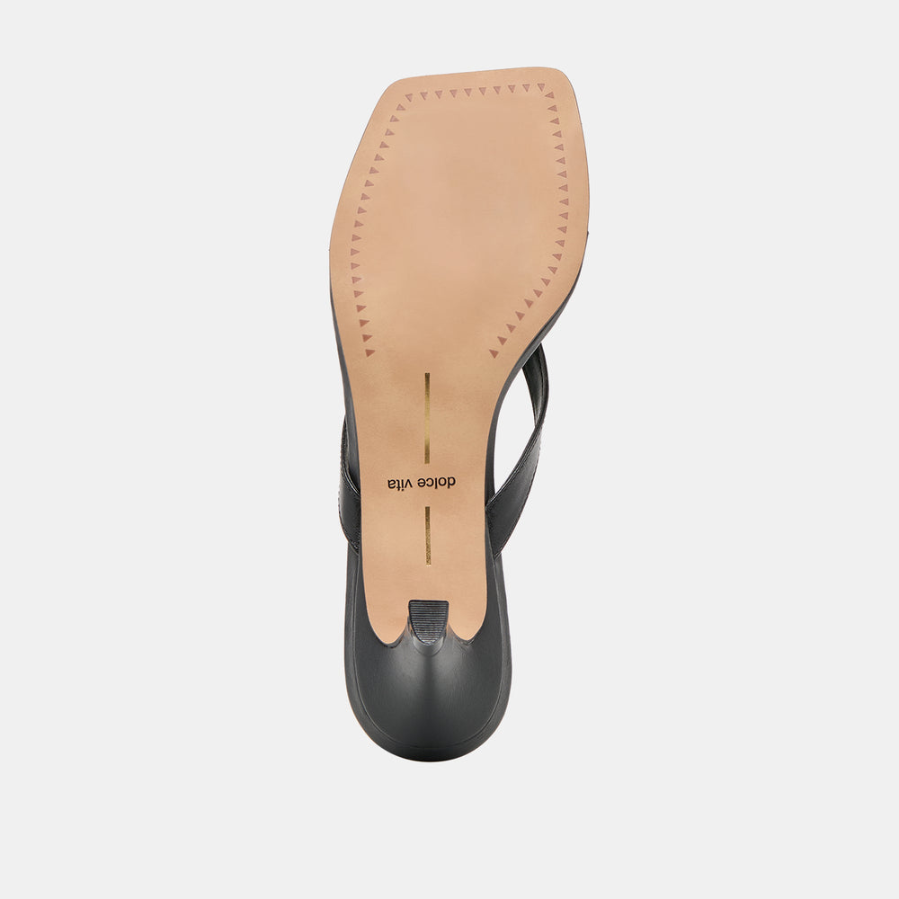 Dolce Vita SHOES | Ramia Black Leather Heels