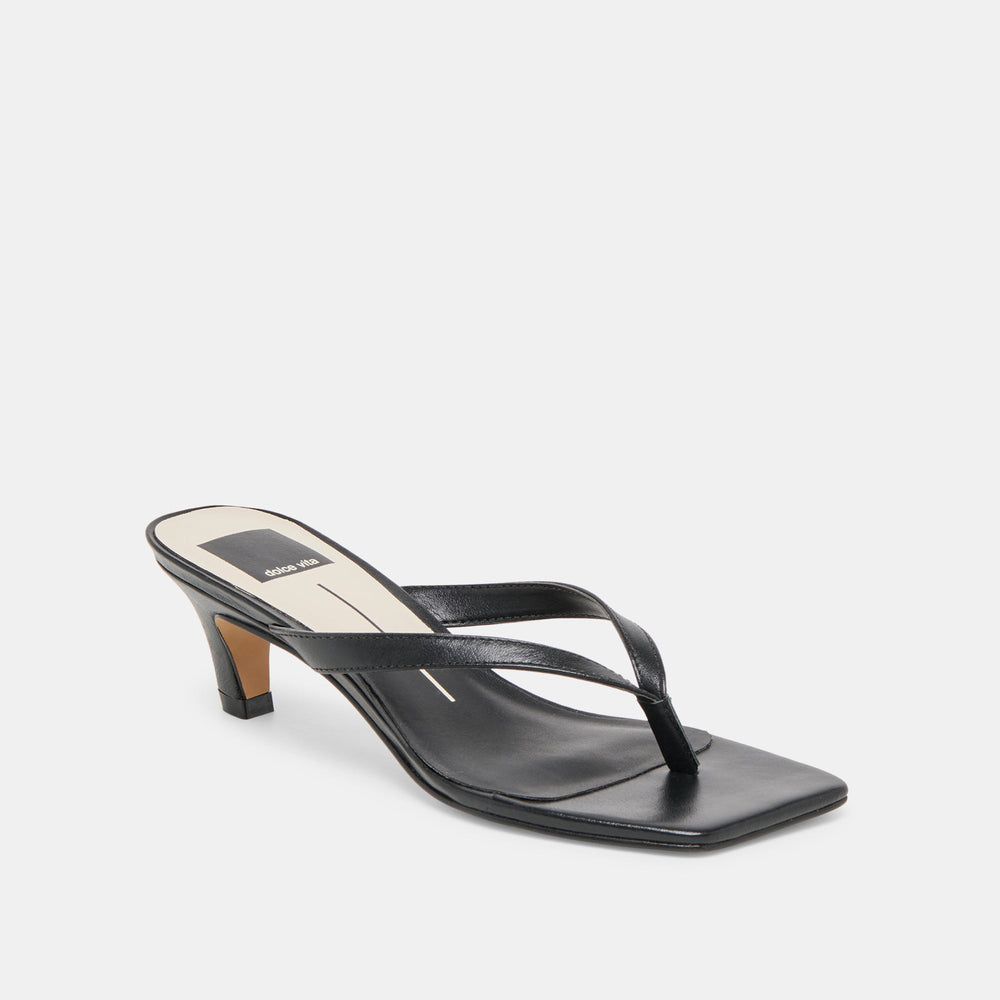 Dolce Vita SHOES | Ramia Black Leather Heels