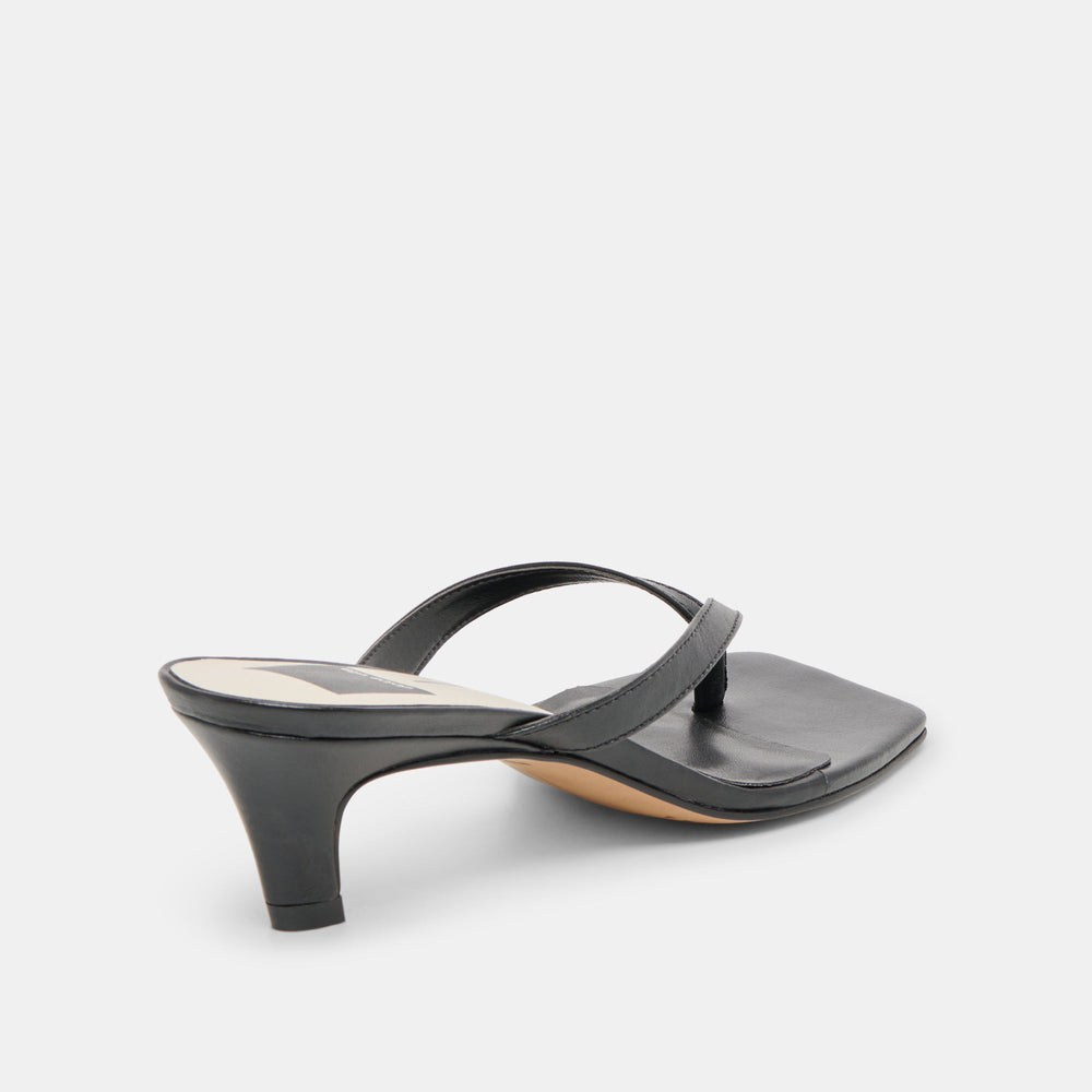 Dolce Vita SHOES | Ramia Black Leather Heels