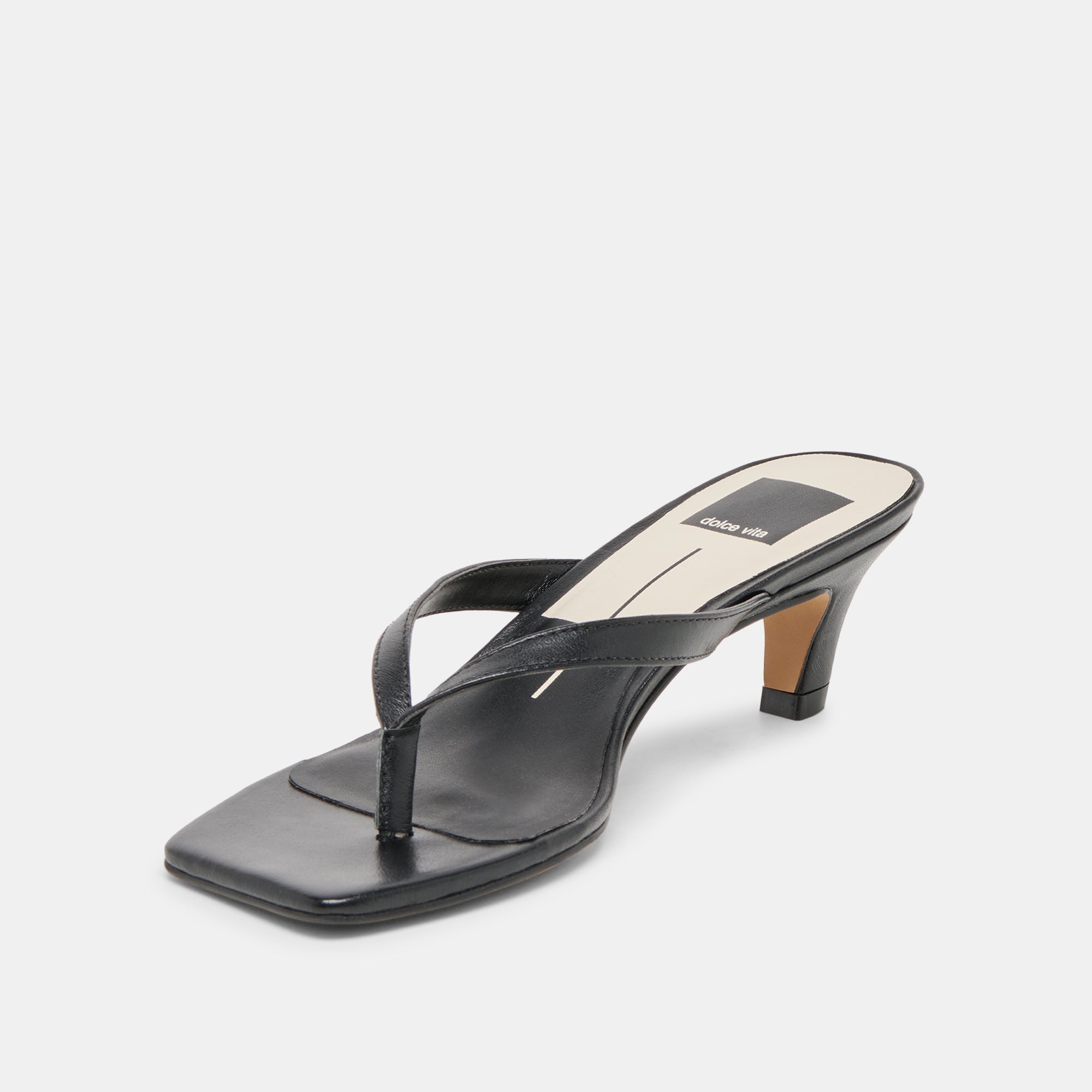 Dolce Vita SHOES | Ramia Black Leather Heels