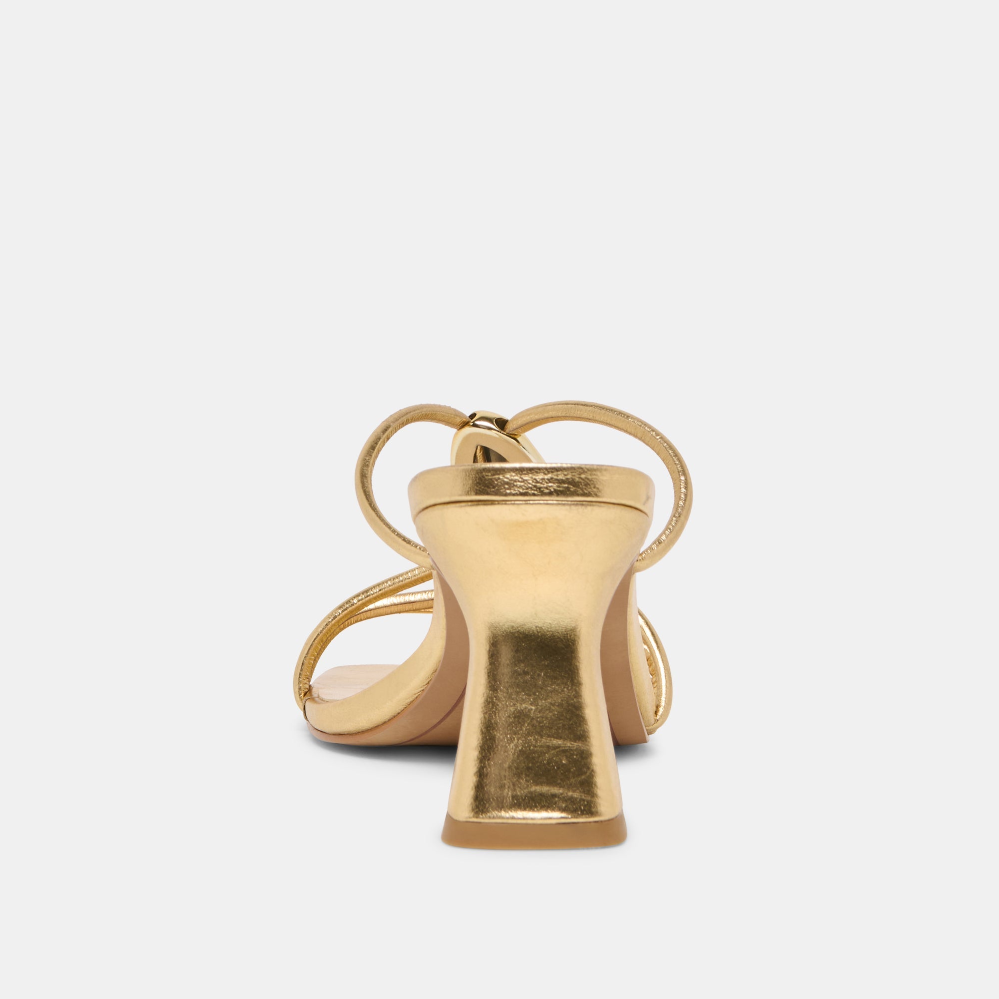 Dolce Vita SHOES | Alayna Gold Leather Heels