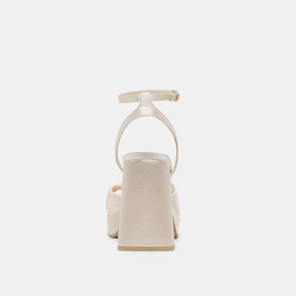 Dolce Vita SHOES | PARLO HEELS IVORY SATIN
 – Dolce Vita