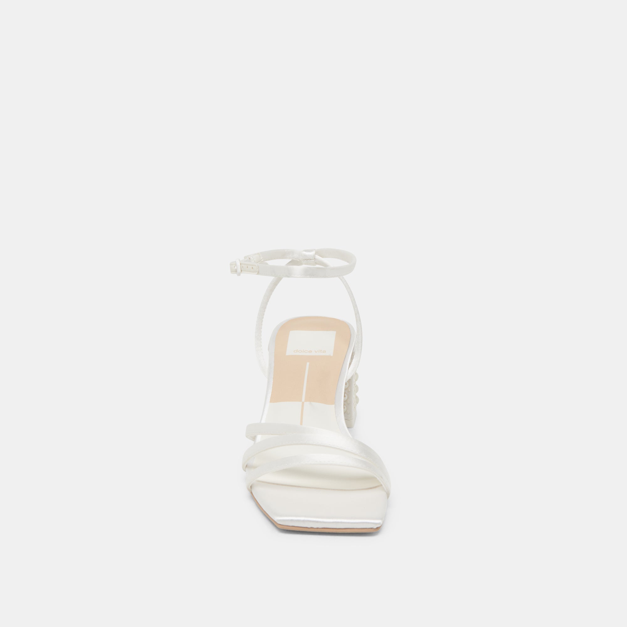 Dolce Vita SHOES | YSABEL PEARL HEELS TRUE WHITE SATIN
 – Dolce Vita