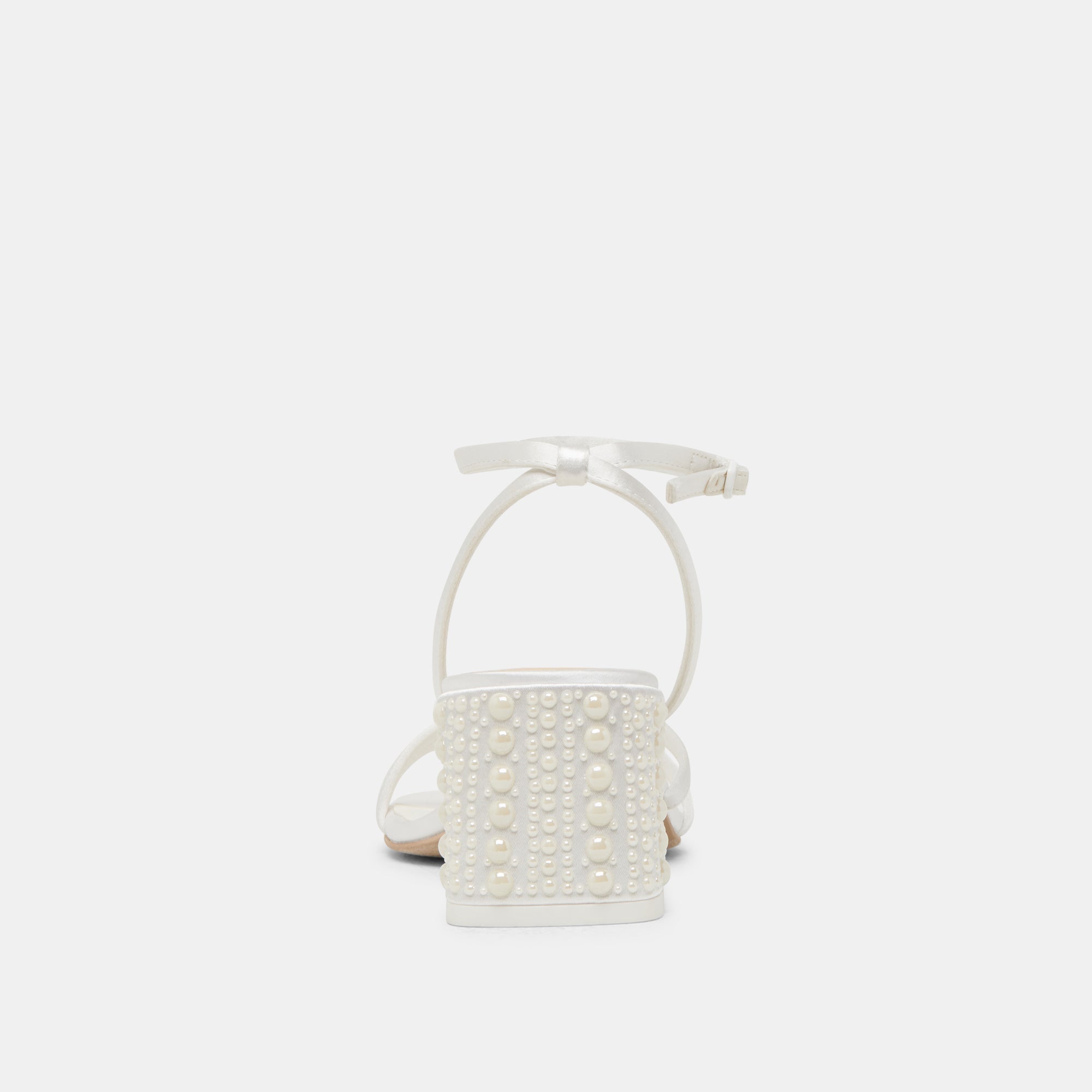 Dolce Vita SHOES | YSABEL PEARL HEELS TRUE WHITE SATIN
 – Dolce Vita