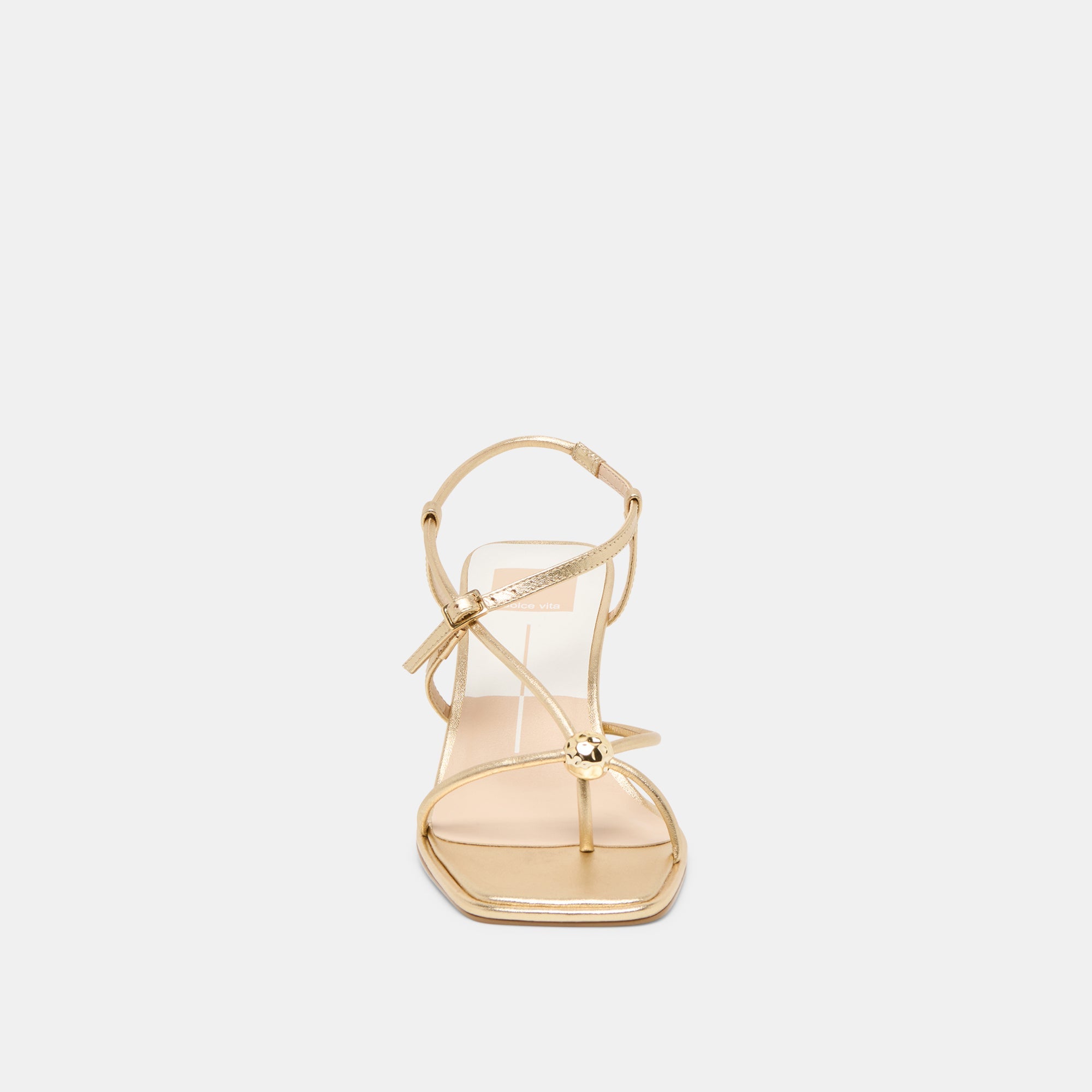 Dolce Vita SHOES | Mylee Gold Distressed Leather Heels
