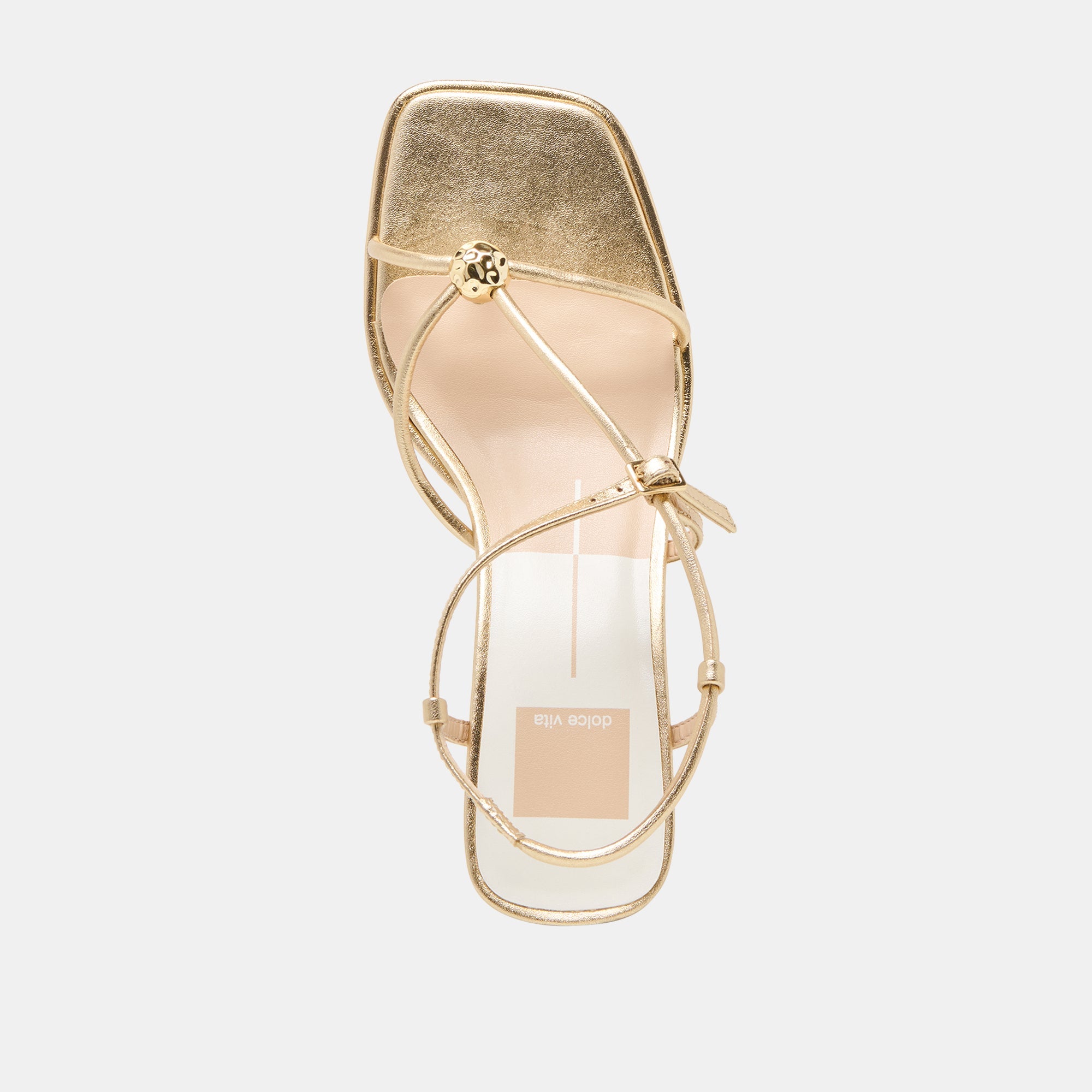 Dolce Vita SHOES | Mylee Gold Distressed Leather Heels